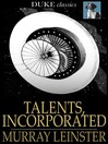 Cover image for Talents, Incorporated